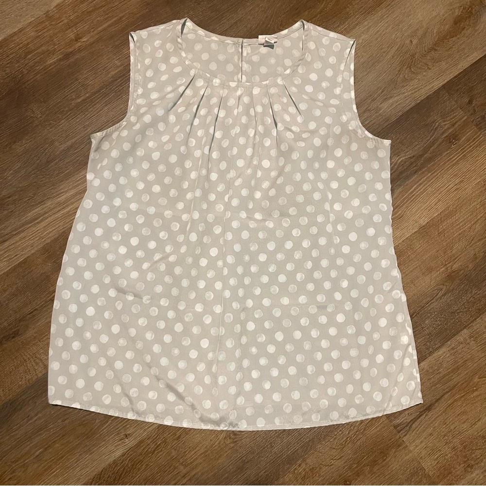 Merona Polka Dot Sleeveless Top -XXL